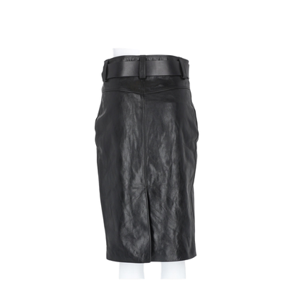 Pencil Skirt With Belt