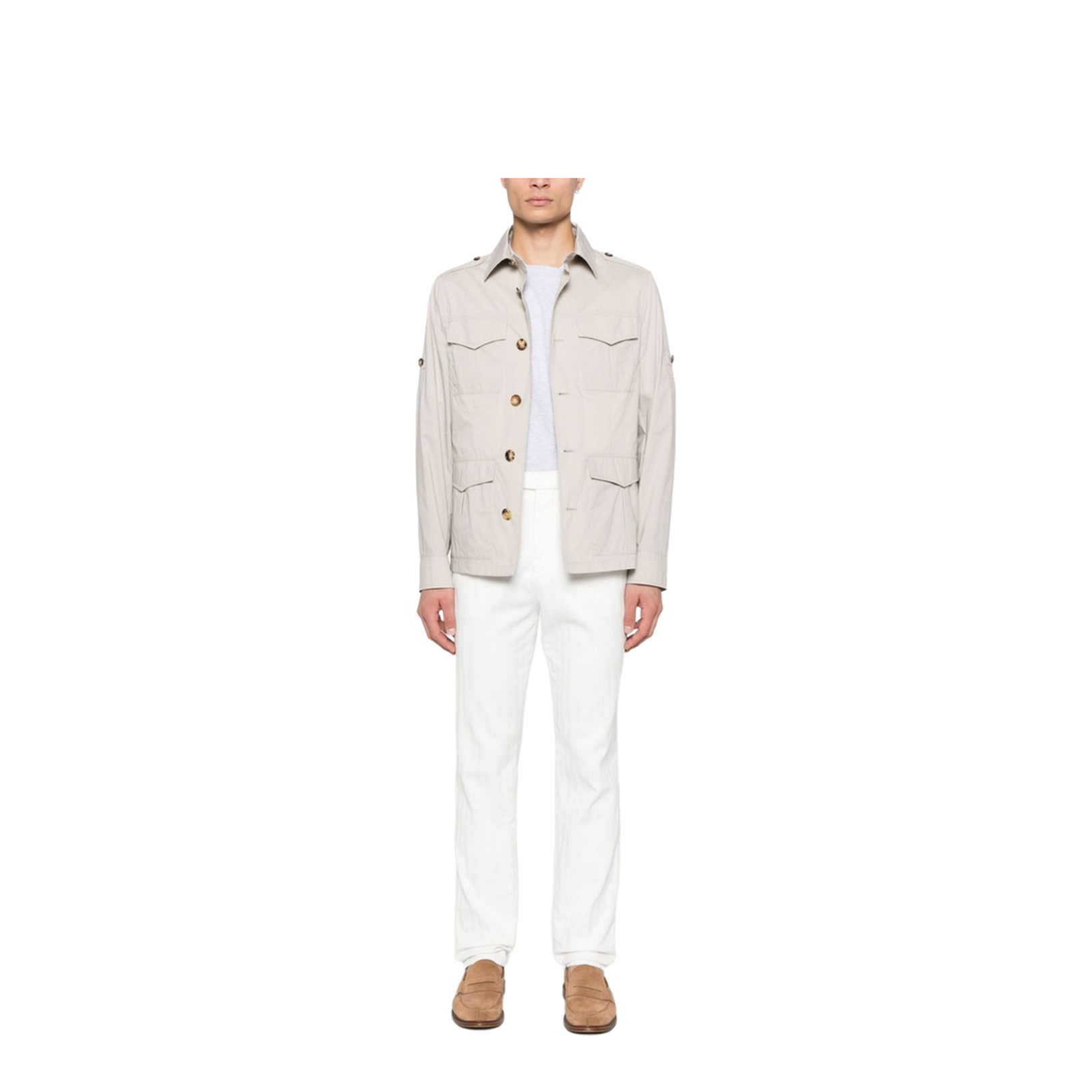 Water Resistant Cotton Blend Jacket