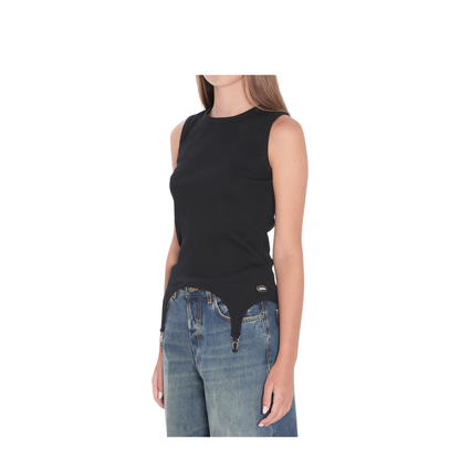 Tank Top with Lingerie Garter