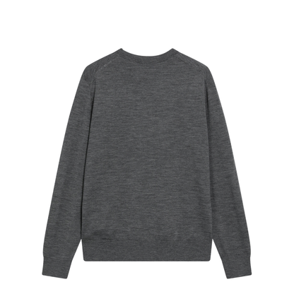 MAYFEYR - Burberry - Grey Wool Crewneck Sweater - 8127586176385A1345