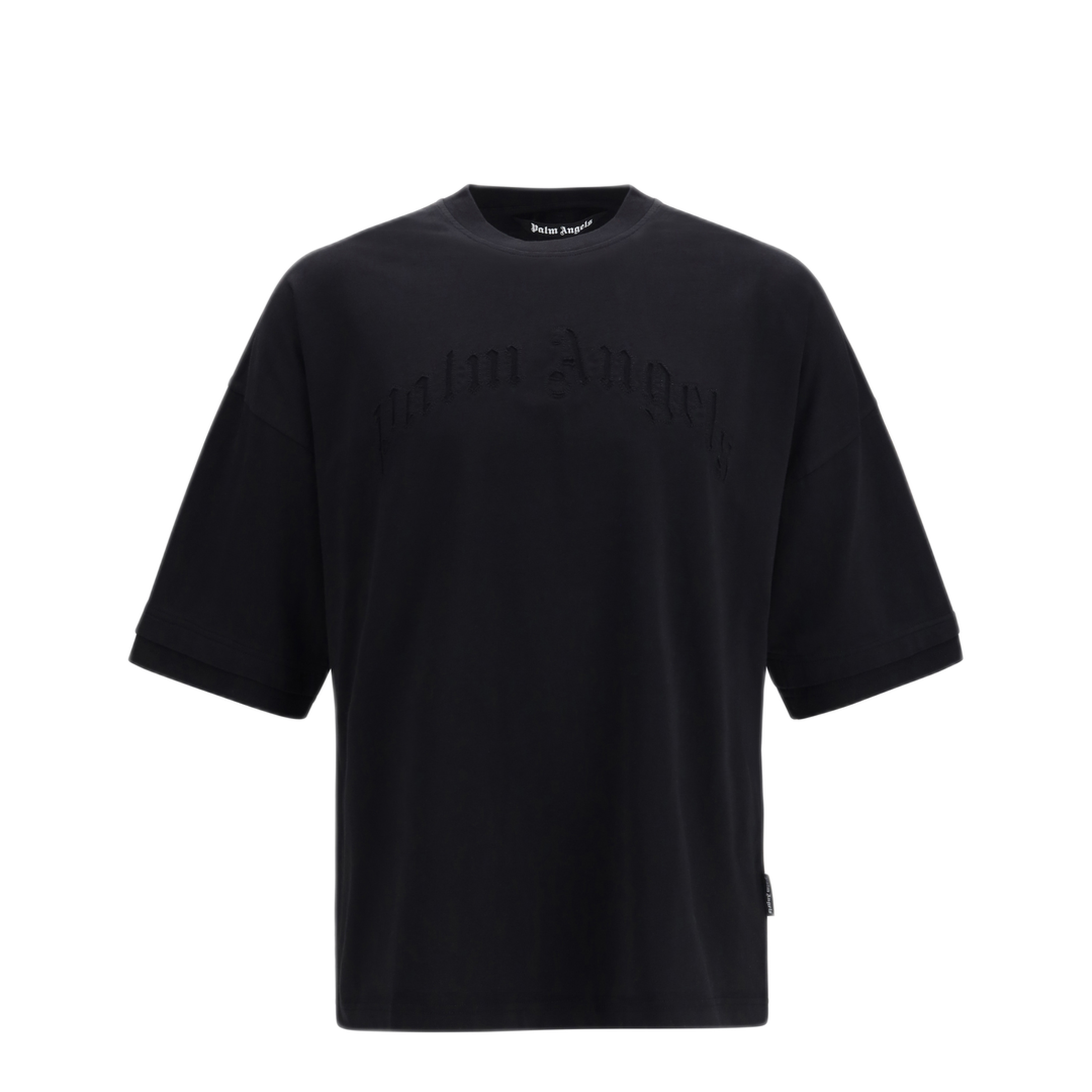 MAYFEYR - Palm Angels - Curved Logo Double-Layer T-Shirt - PMAA10QS26JER001