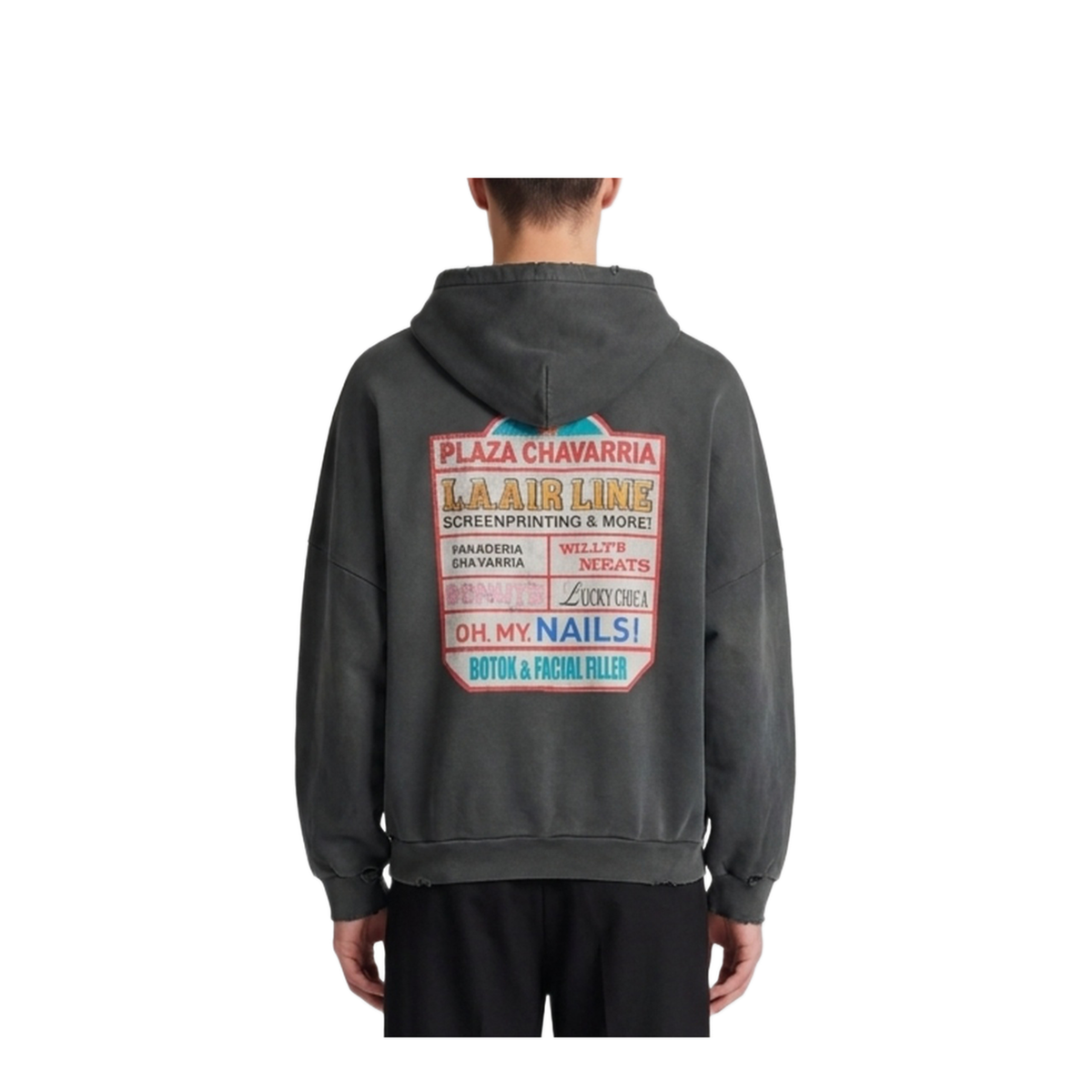 MAYFEYR - Willy Chavarria - Plaza Chavarria Hooligan Zip Hoodie - MUJSW017063N011