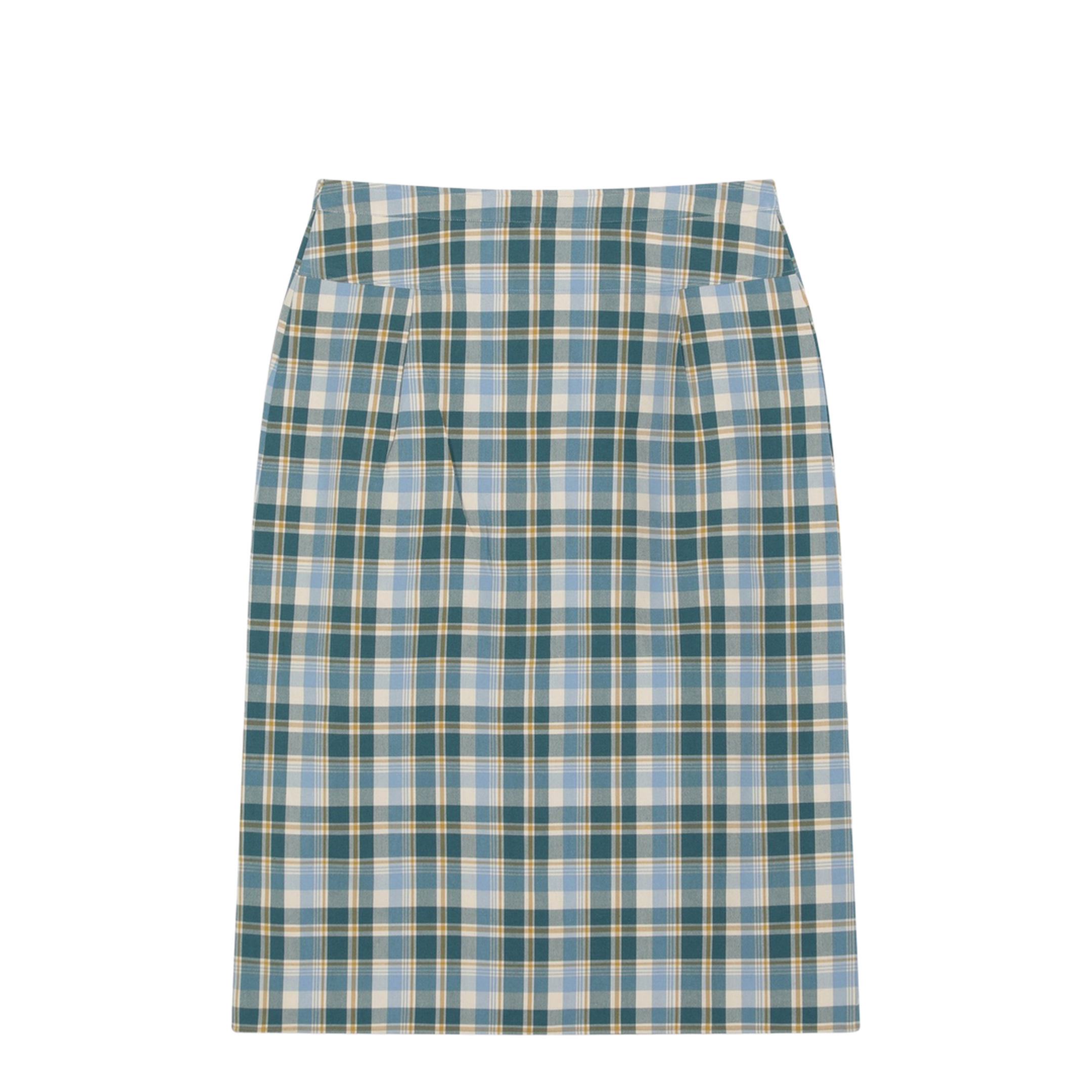 Ottanio Pencil Skirt with Check Pattern