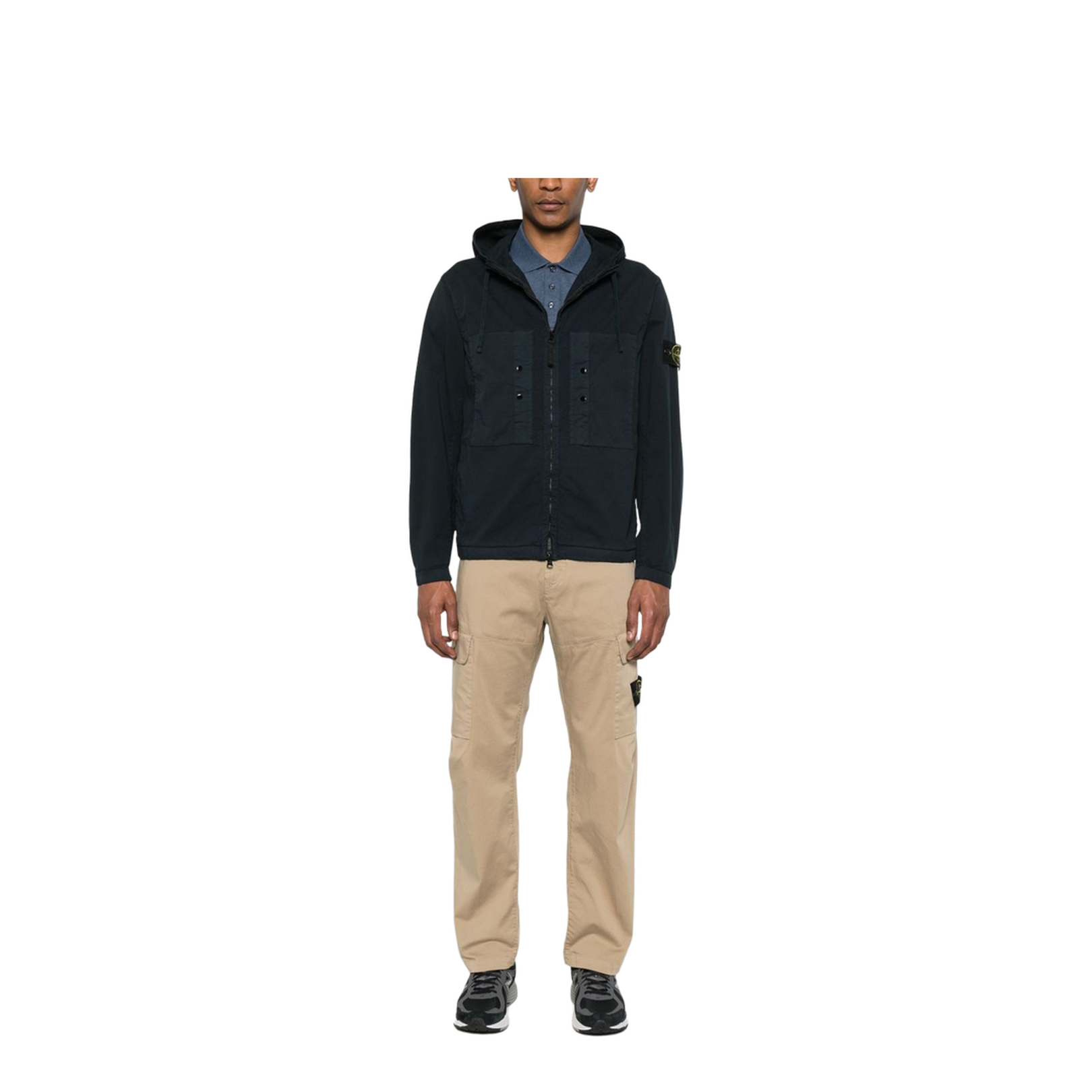 Hooded Jacket made from Stretch Supima Cotton Twill