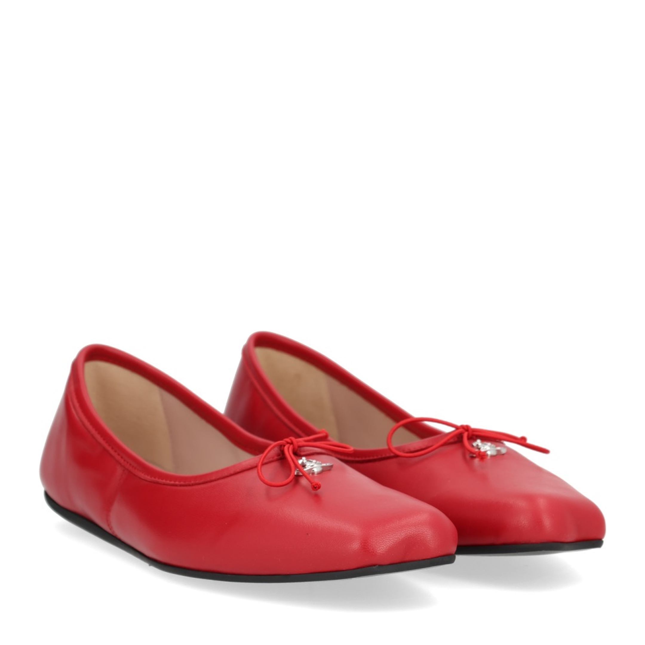 Orb-plaque Ballet Flats