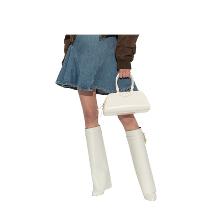 Small Antigona East-West Bag in Box Leather