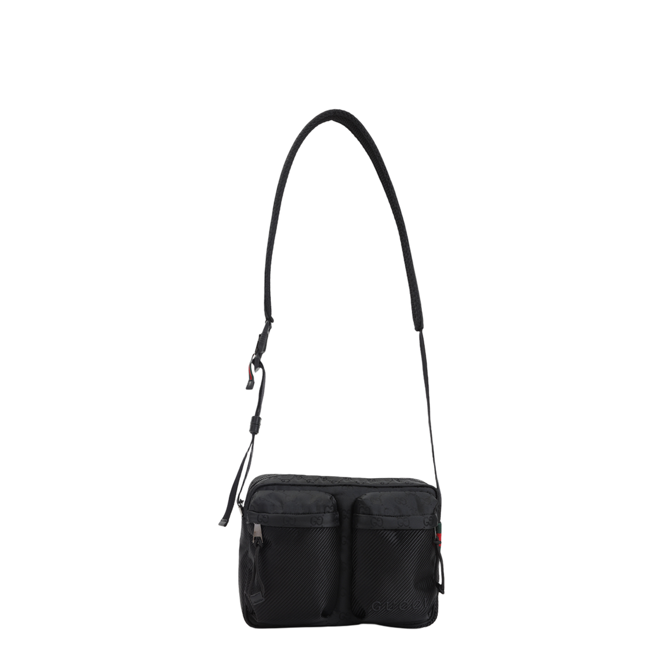 Nexus Small Crossbody Bag in Black GG Nylon