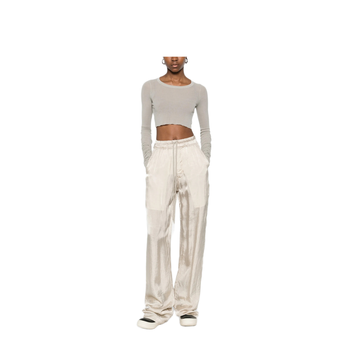MAYFEYR - Rick Owens - Cropped Long Sleeve Shirt - RP01F6220RC08