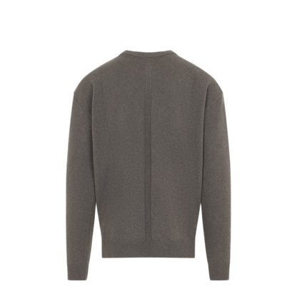 MAYFEYR - Rick Owens - Round Neck Boiled Recycled Cashmere Knit - RU02F4684WSBR34