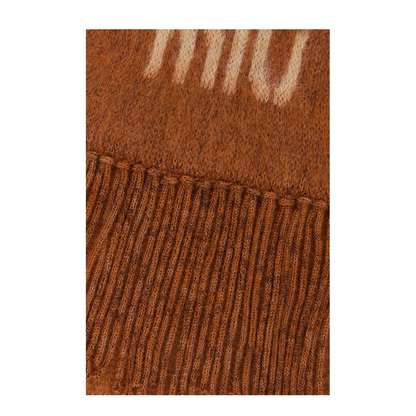 MAYFEYR - Miu Miu - Orange Mohair Blend Scarf - 5FS0622CQDF0033