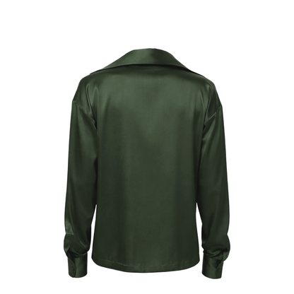 Silk Satin Stretch Shirt