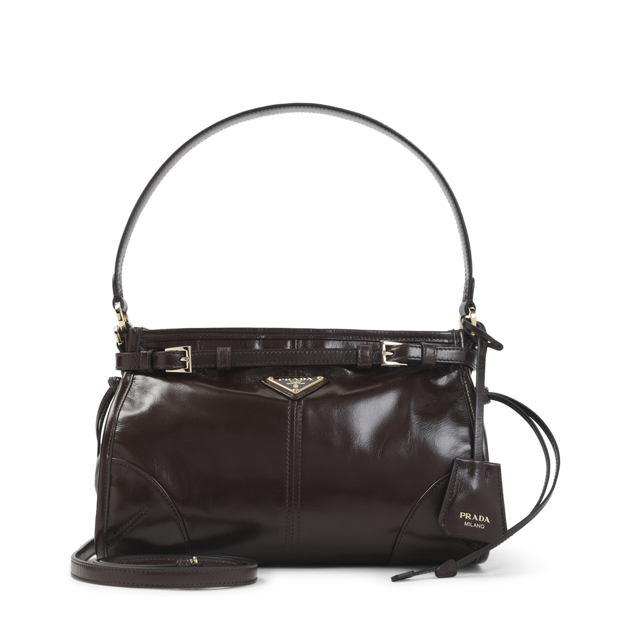 MAYFEYR - Prada - Bonnie Small Leather Bag - 1BC297VOOM2CYRF01D6