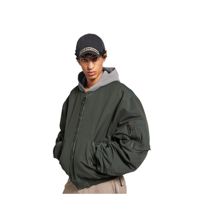 MAYFEYR - Balenciaga - Hooded Standard Canvas Bomber Jacket - 857699TTP10