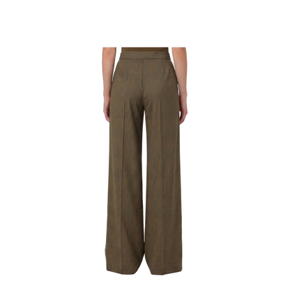 MAYFEYR - Max Mara - Netto Prince Of Wales Wool Trousers - 262113604160010270002