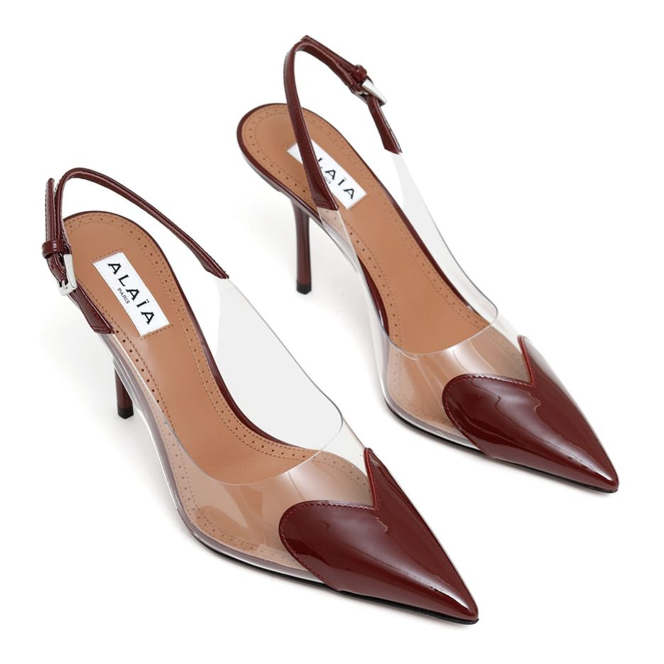 With Heel Bordeaux