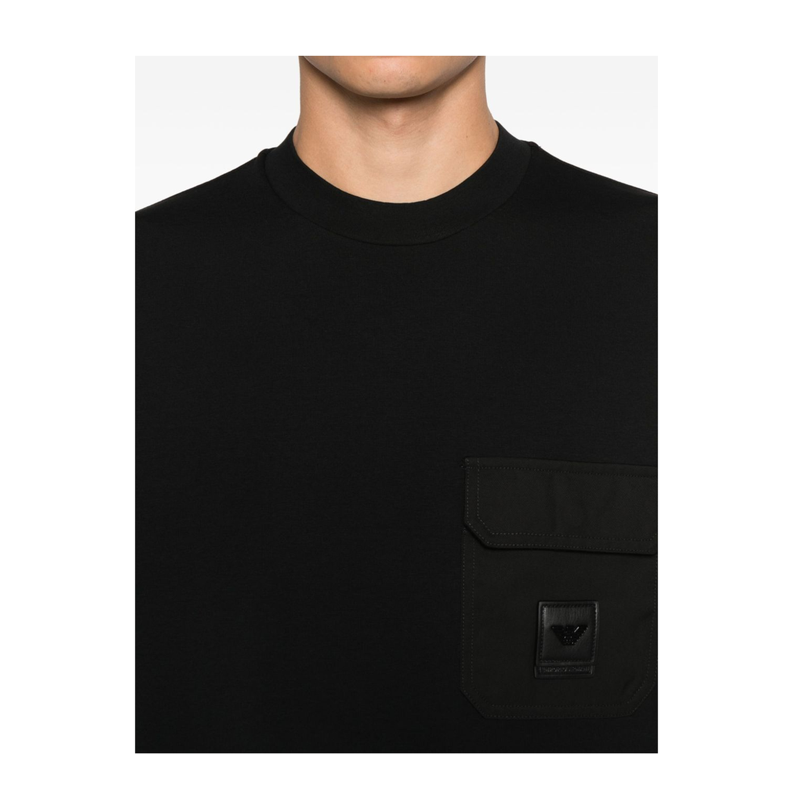 ASV Double-Jersey Sweatshirt with Pocket and Logo Patch