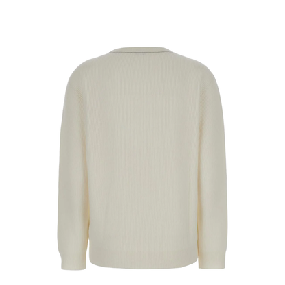 English Rib Cashmere Sweater with Monile
