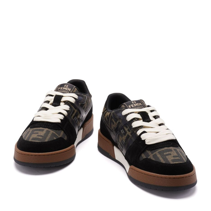 Match Sneaker in Black/Tabacco FF Jacquard