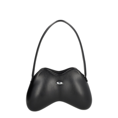 Play Medium PU Shoulder Bag - Black