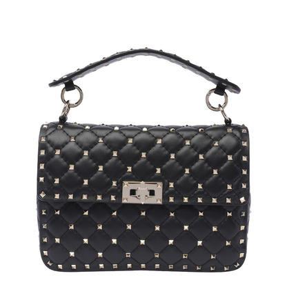 Black Rockstud Spike Medium Bag