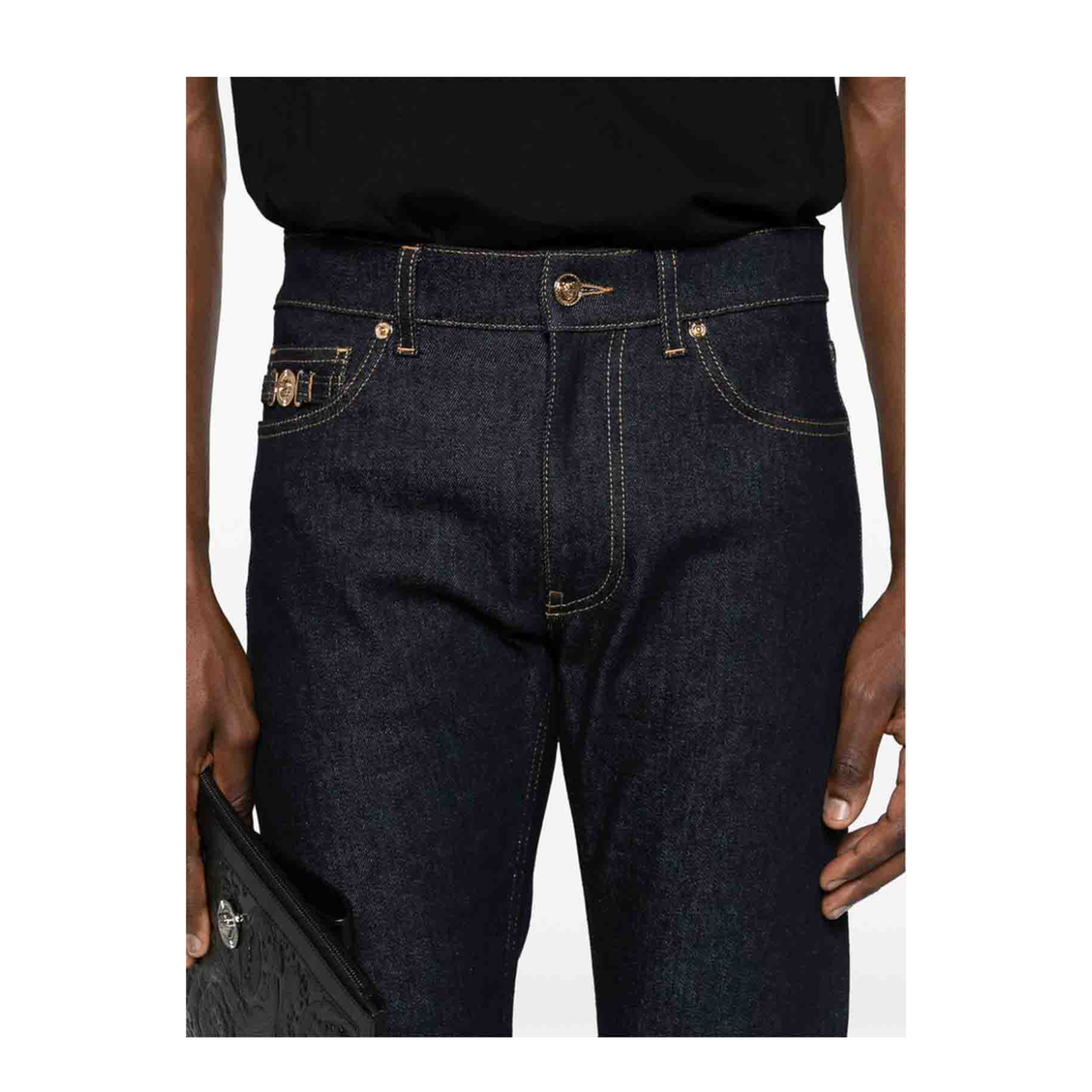 Tapered Leg Jeans