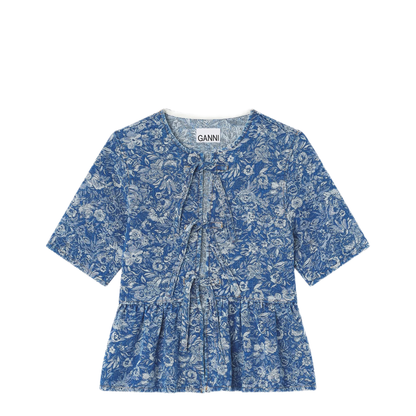 MAYFEYR - Ganni - Shirt Blue - J1909566