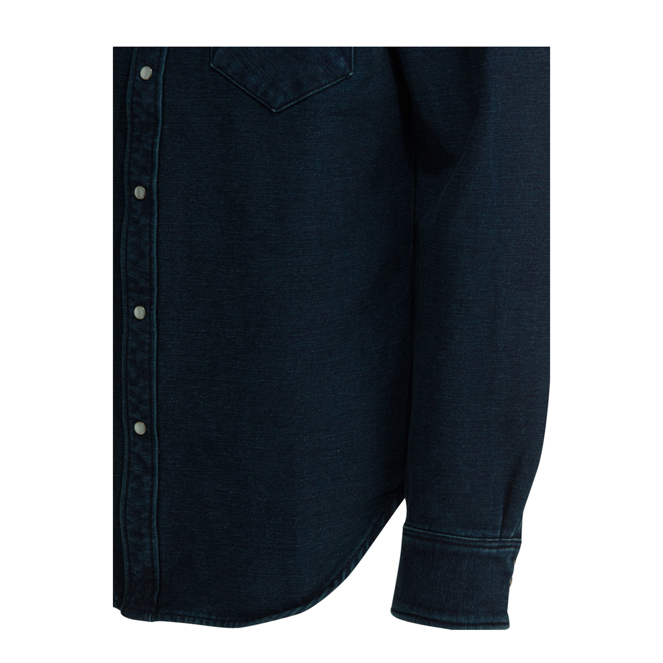 MAYFEYR - RRL by Ralph Lauren - Indigo Suede Western Shirt - 782P06938001INDIGO