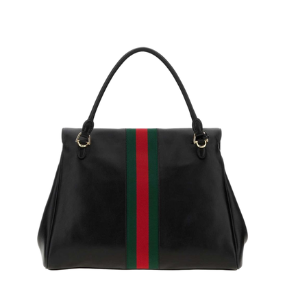 MAYFEYR - Gucci - Paparazzo Large Top Handle Bag In Black Leather - 875019AAGIQ1053