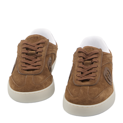 G75 Trainers in Light Brown Suede
