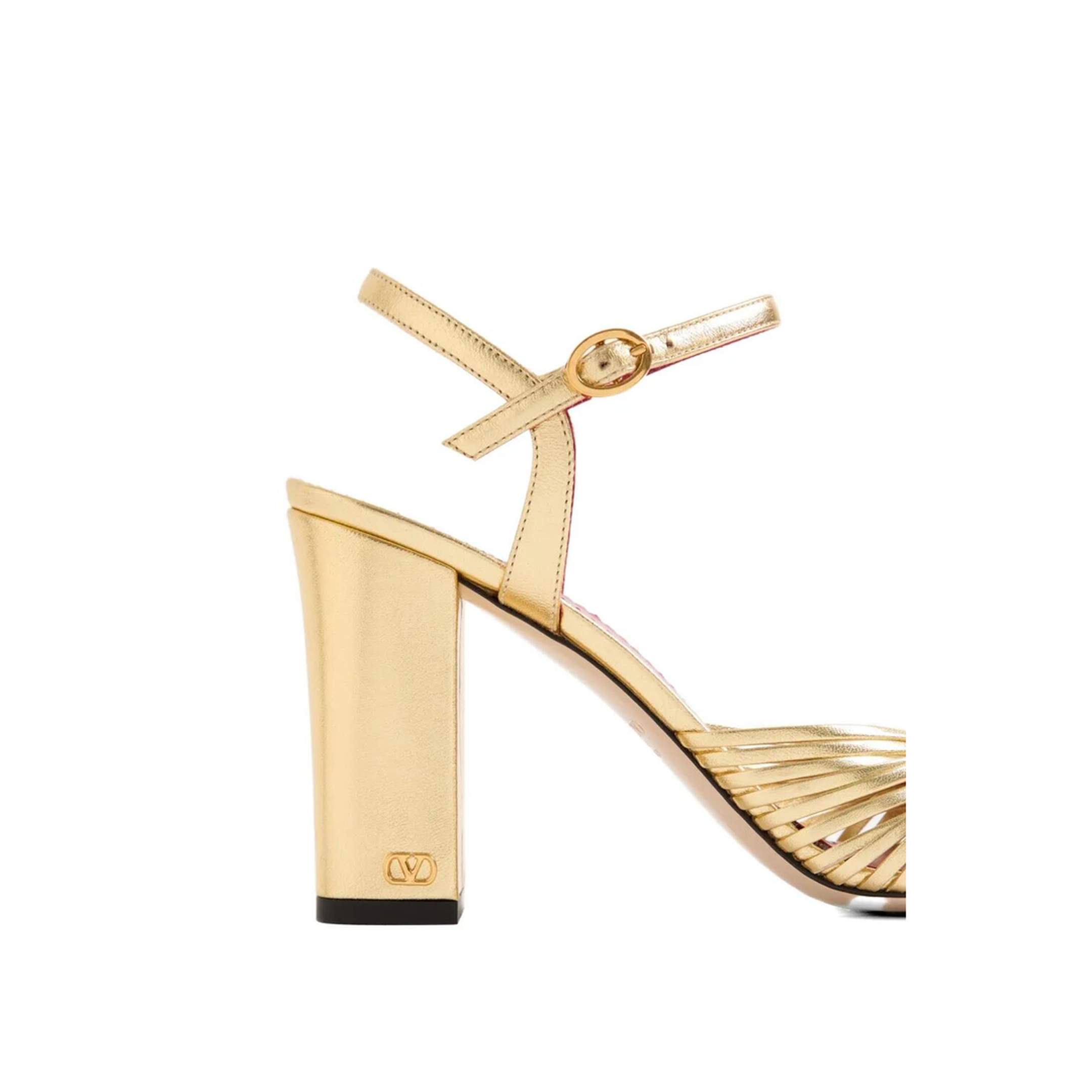 MAYFEYR - Valentino - Annet 90 Laminated Nappa Leather Sandals - WS0PJ6FLQI8M