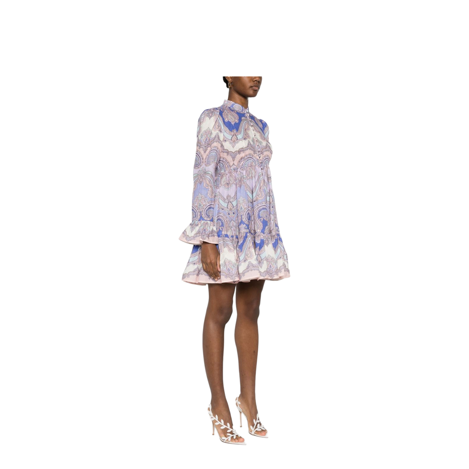 Maxine Printed Linen Mini Dress