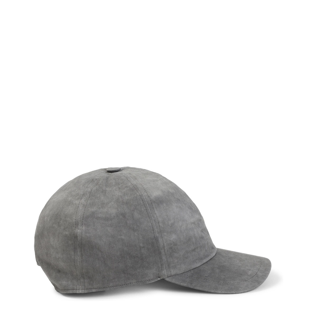 MAYFEYR - Rick Owens - Washed Grey Six Panel Baseball Cap - DA02F6478SDLD78
