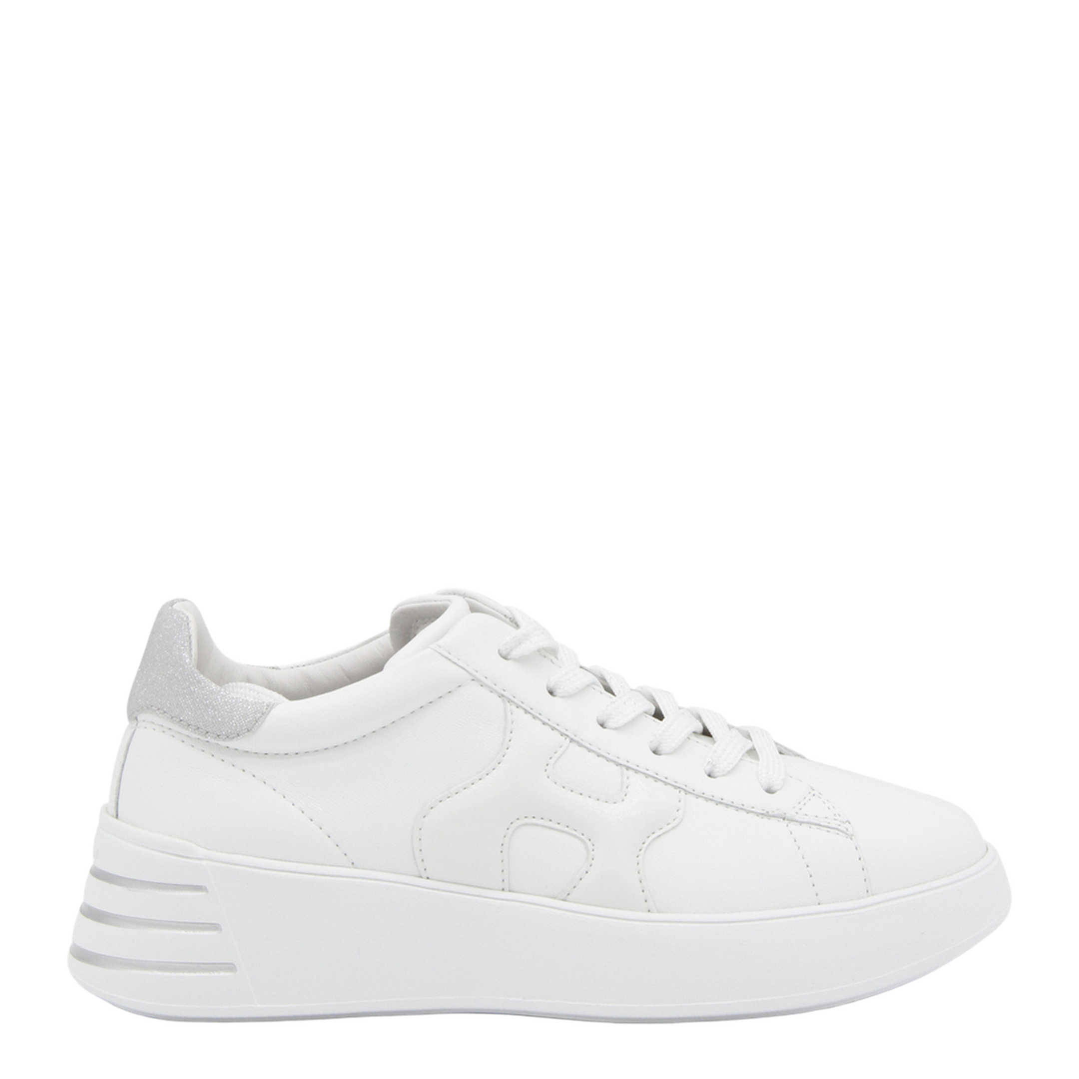 Sneakers Rebel White Silver