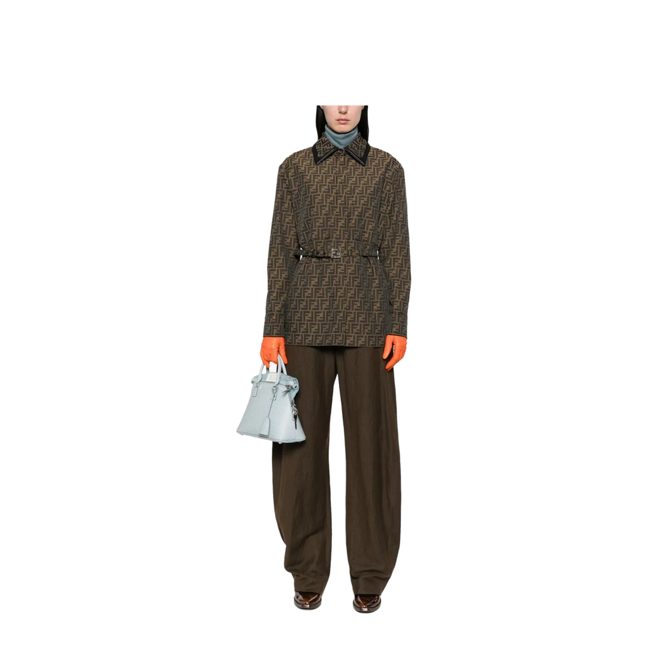 MAYFEYR - Fendi - Jacquard Canvas Shirt Jacket - FJ7564A5W3