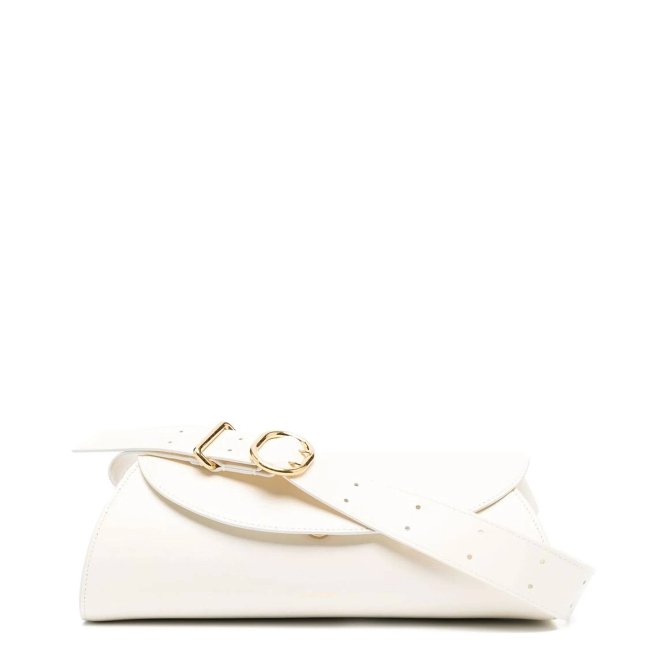 MAYFEYR - Jil Sander - Ivory Leather Small Cannolo Shoulder Bag - J07WD0023P4840106