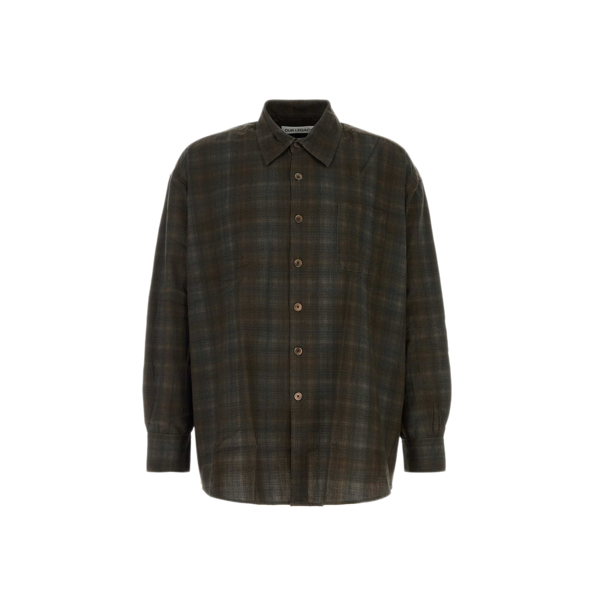 Borrowed Check Print Shirt