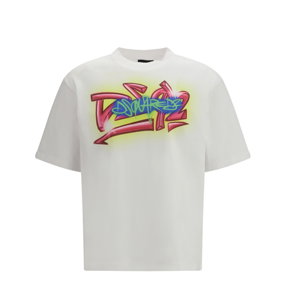 MAYFEYR - Dsquared2 - Graphic Print T-Shirt - S71GD1652D20033