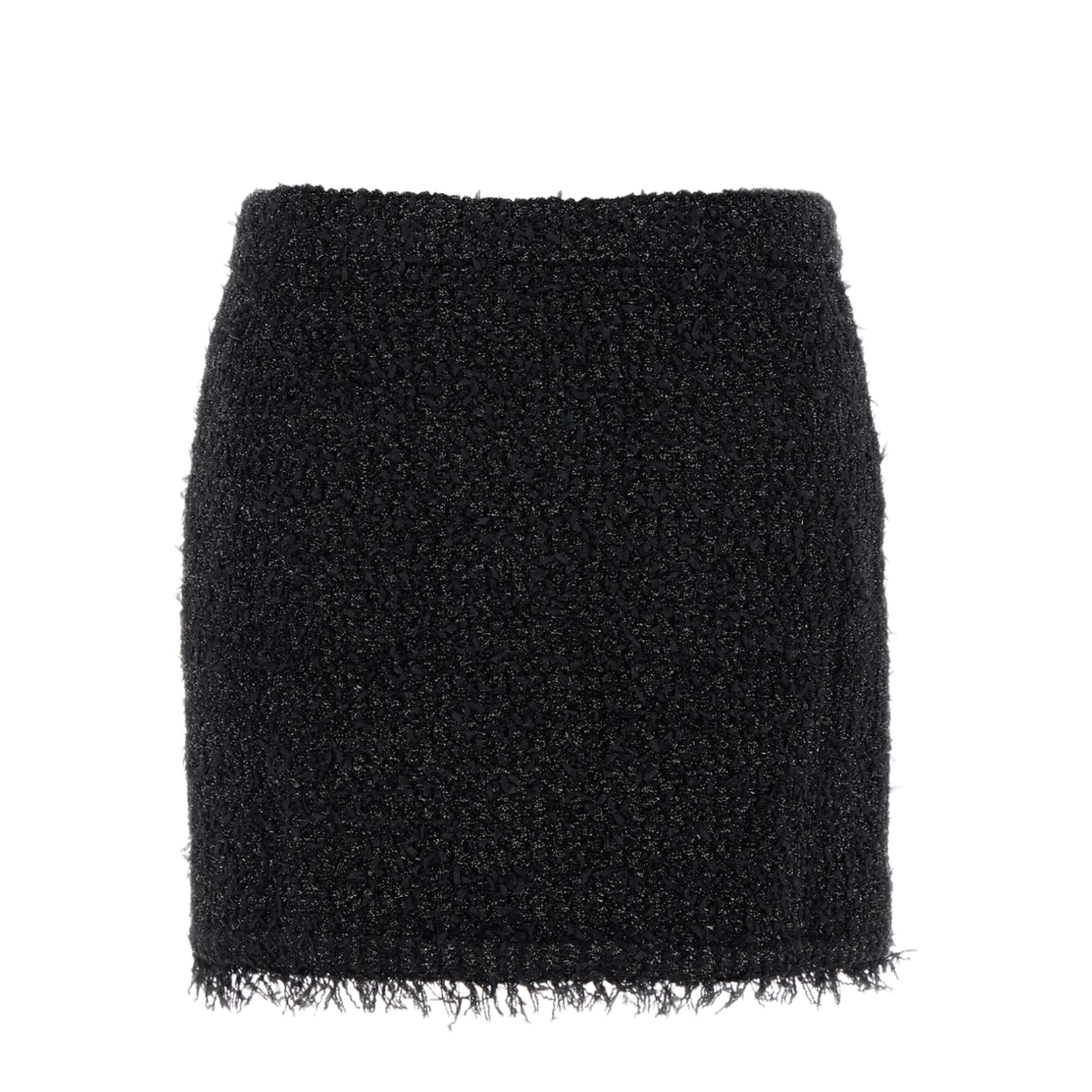 Lamé and Viscose Mini Skirt