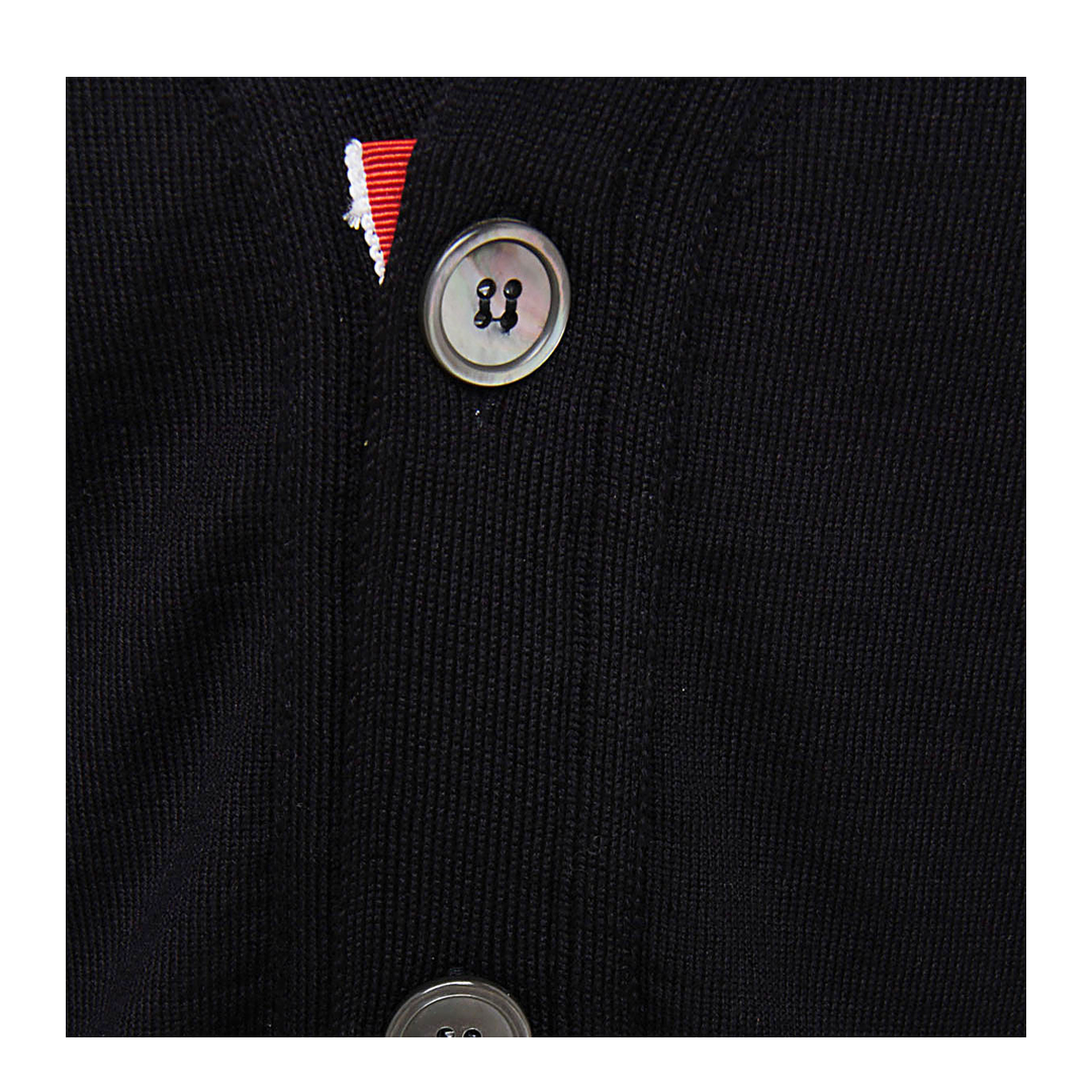4-Bar Stripe Sustainable V-Neck Cardigan