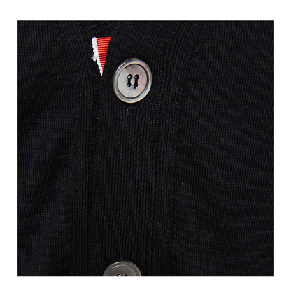 4-Bar Stripe Sustainable V-Neck Cardigan
