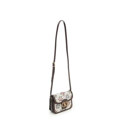 Embroidered Fabric 9to5 Crossbody Bag