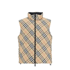 Burberry ered  reversible checkered nylon sleeveless