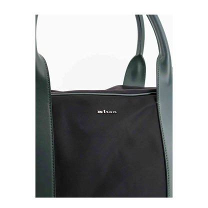 Nylon Travel Bag in Black
