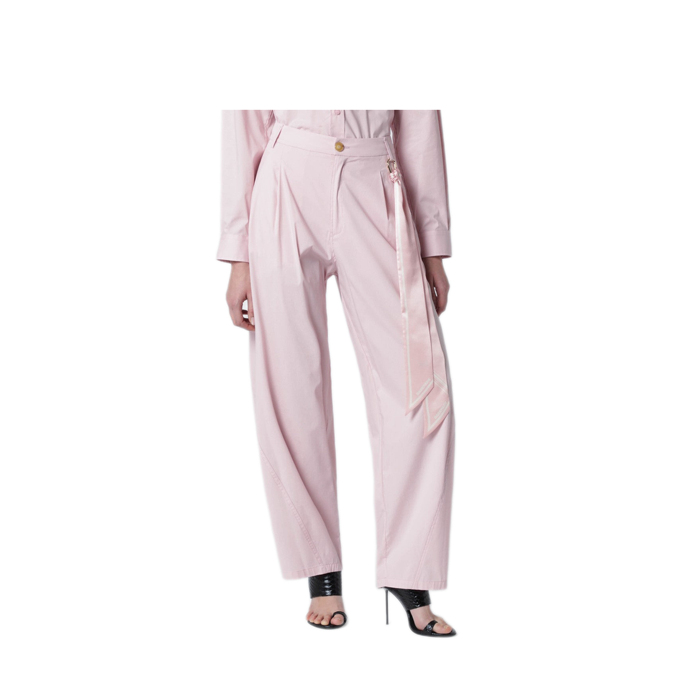 MAYFEYR - Darkpark - Pink Cotton Trousers - WTR36FAC1340030