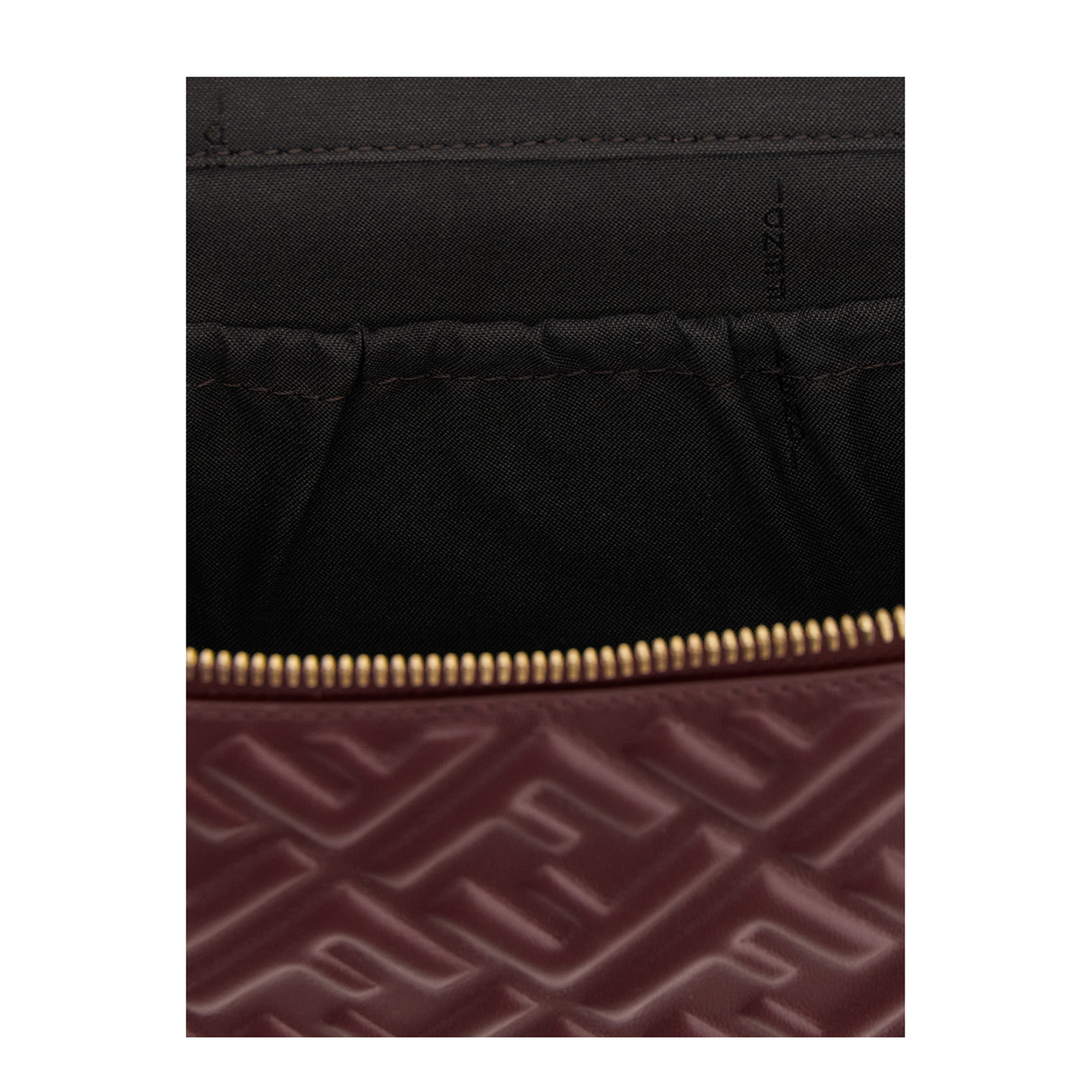 Vanity Satchel Bag Leather Red