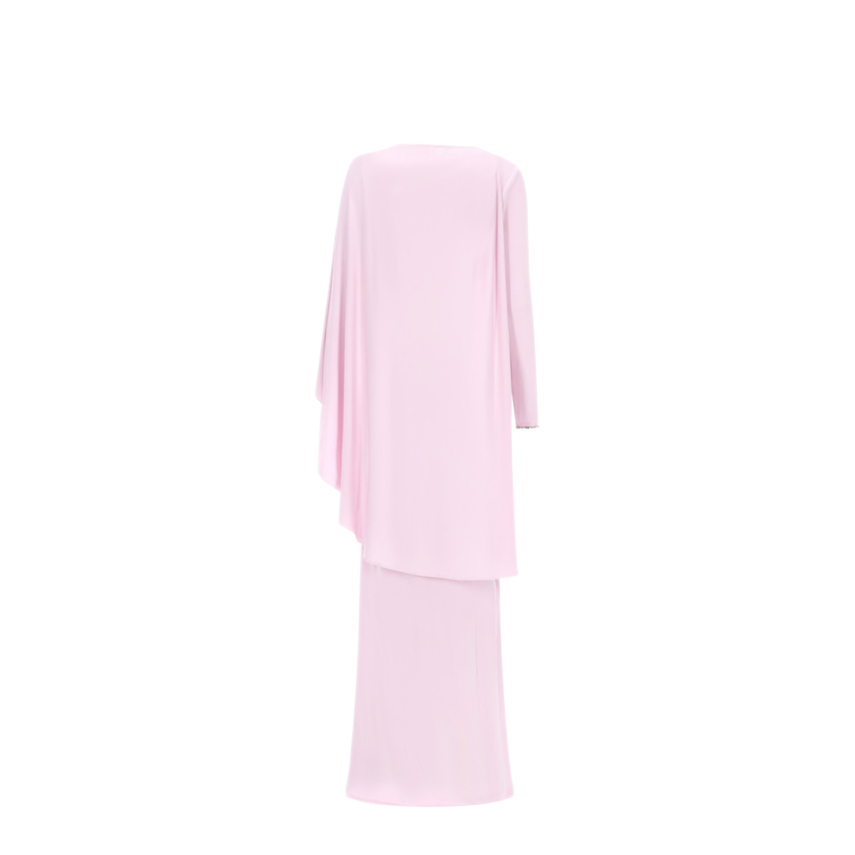 Long Draped Jersey Dress
