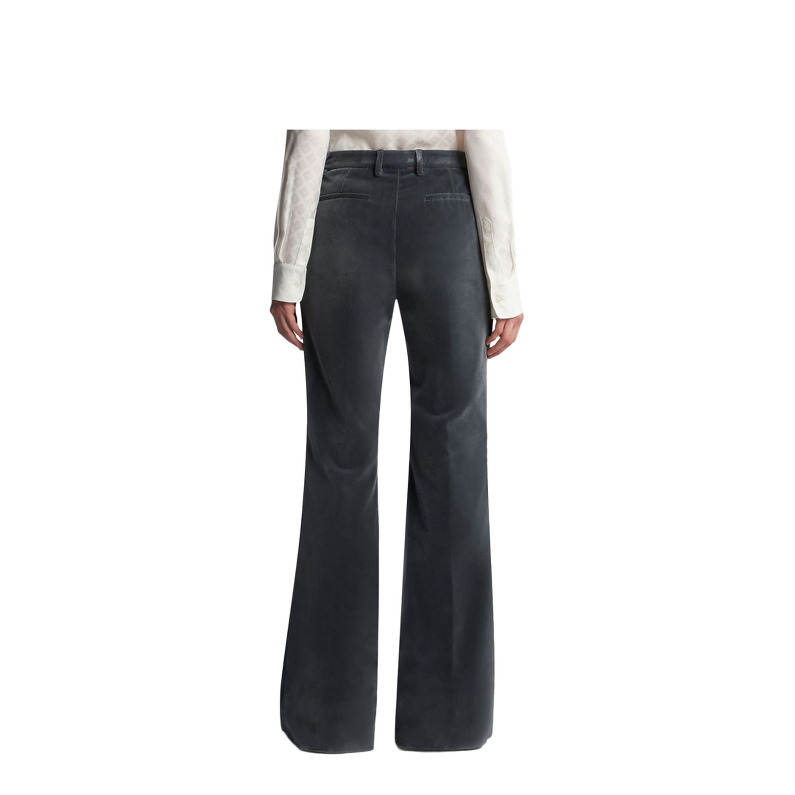 Velvet Flared Trousers
