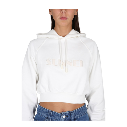 MAYFEYR - SUNNEI - Beige Hoodie With Drawstring Hood - CRTWWJER002JER010T017