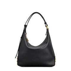 Metal Dots Calfskin Leather Mini Bag - Black