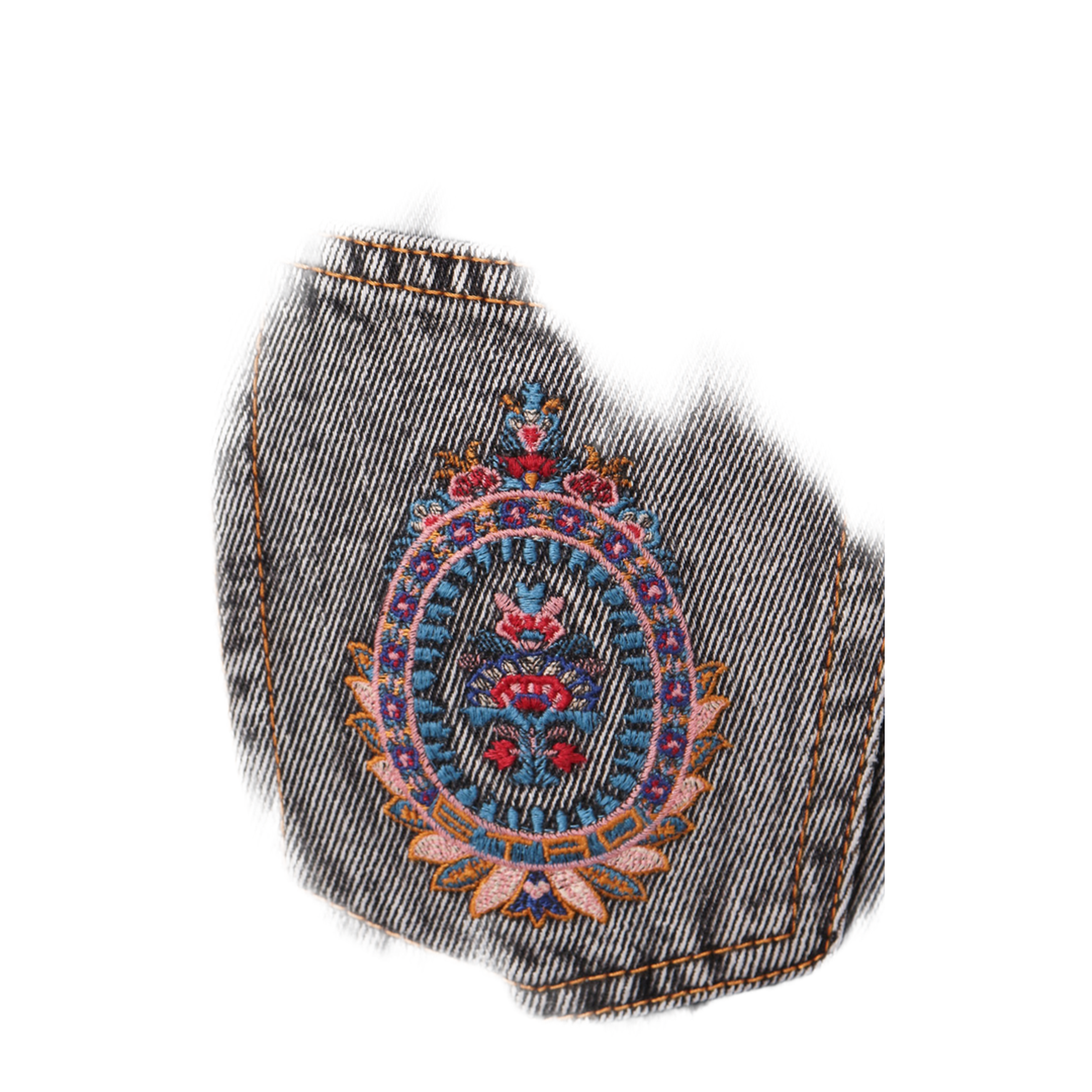 Wide Flare Leg Multi-buttons Jeans